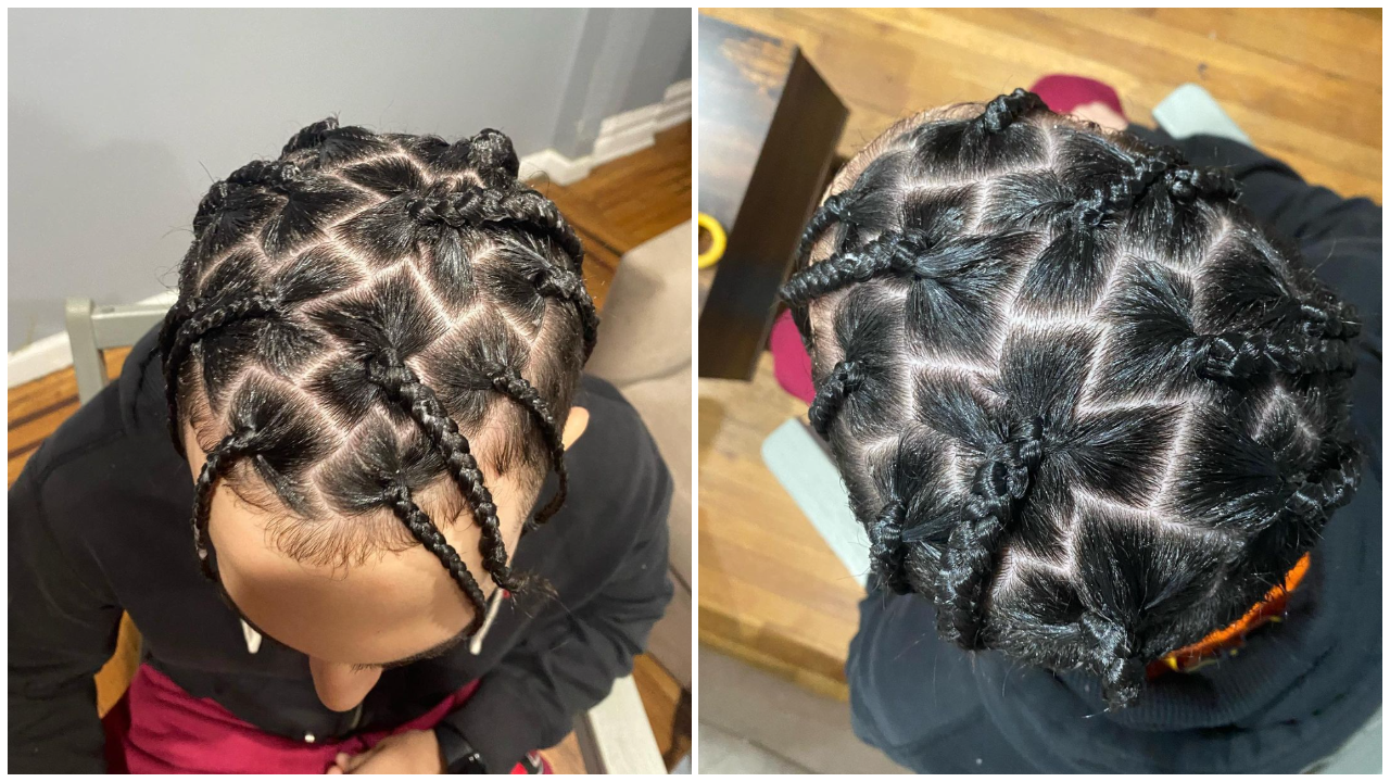 Braidsjunkie men wheat fire braids no cap. . Client has so much hair I  tripped 😜 . Tag a braid guy ❤️ . . For booking and enquirie... | Instagram
